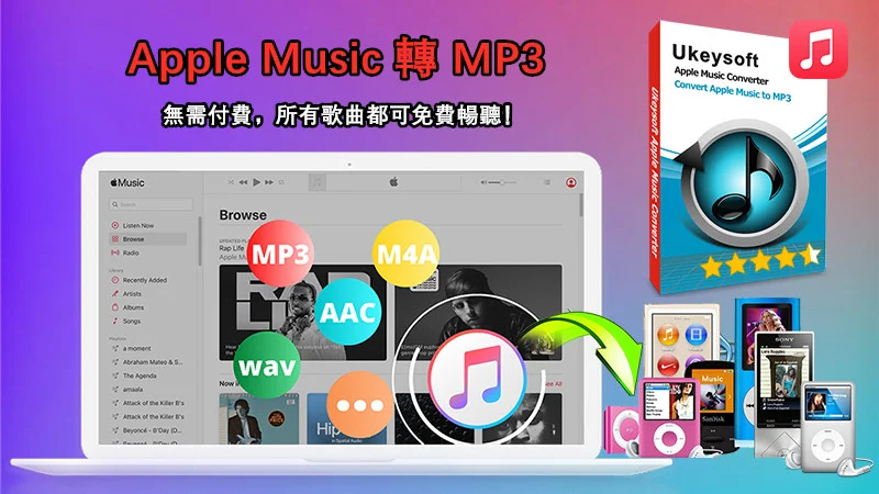 UkeySoft Apple Music,音樂轉檔工具