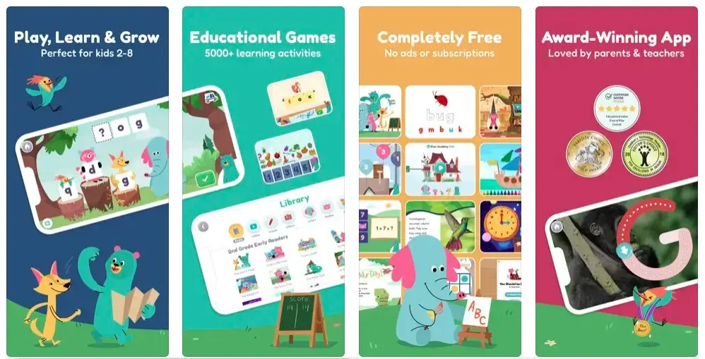 Khan Academy Kids 兒童數學教育APP