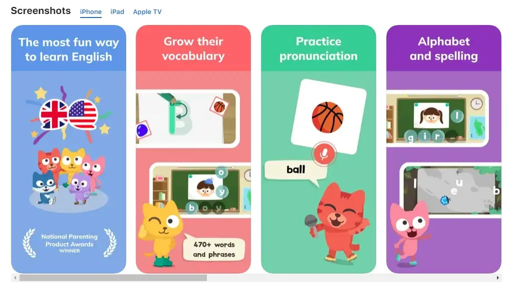 Fun English 兒童英文遊戲