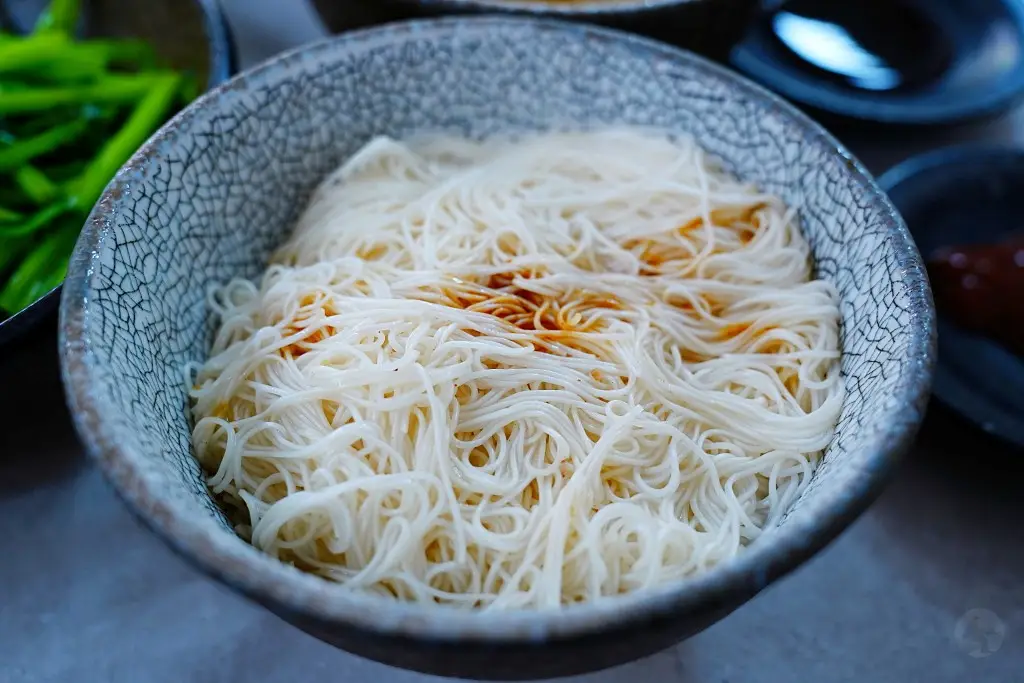 香氣濃郁的羊油麵線