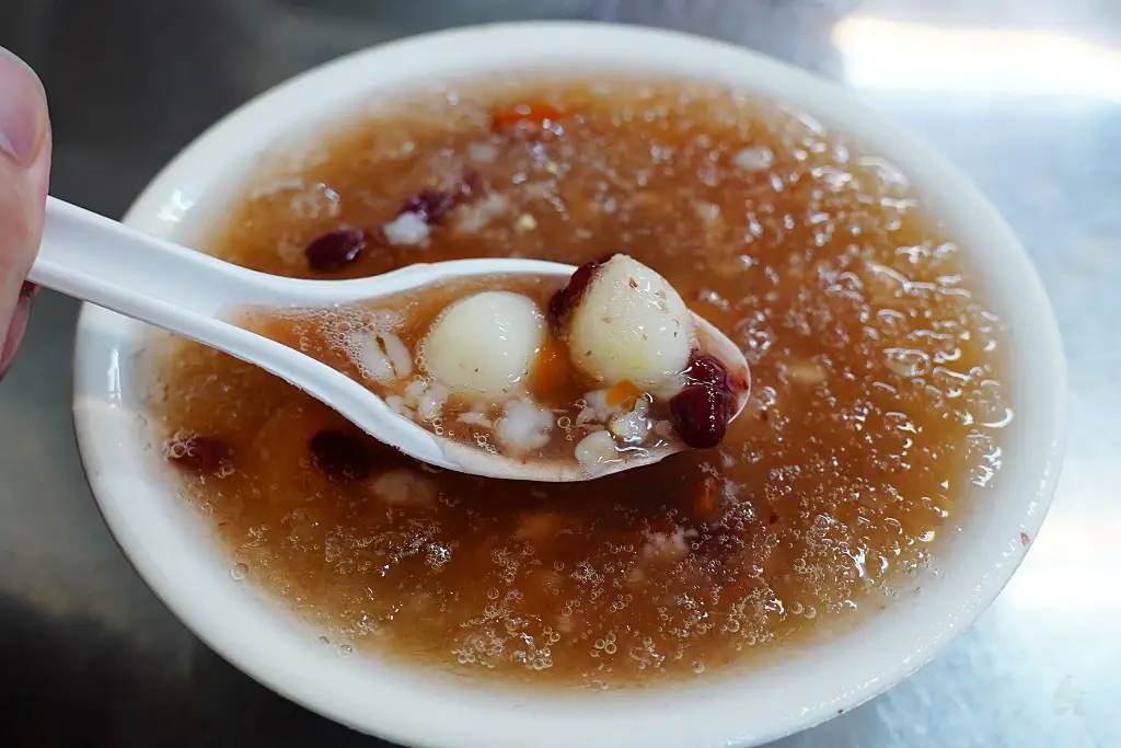招牌圓仔冰實拍