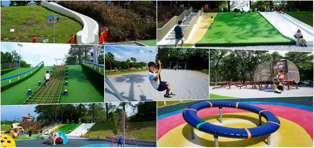 雲林斗六親子公園推薦｜膨鼠森林公園的橡果溜滑梯和金瓜鼠樂園玩翻天