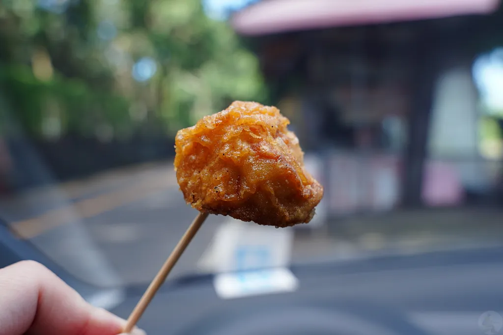 超大塊的新社炸杏鮑菇