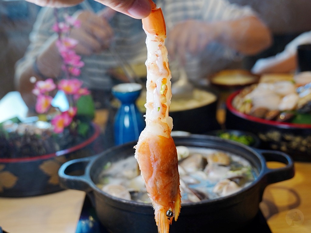 赤海老蝦肉特寫