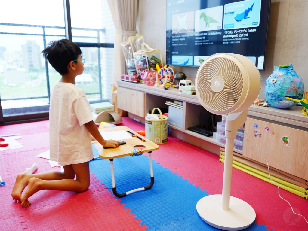 decopop循環扇上下擺頭展示圖|全方位循環扇
