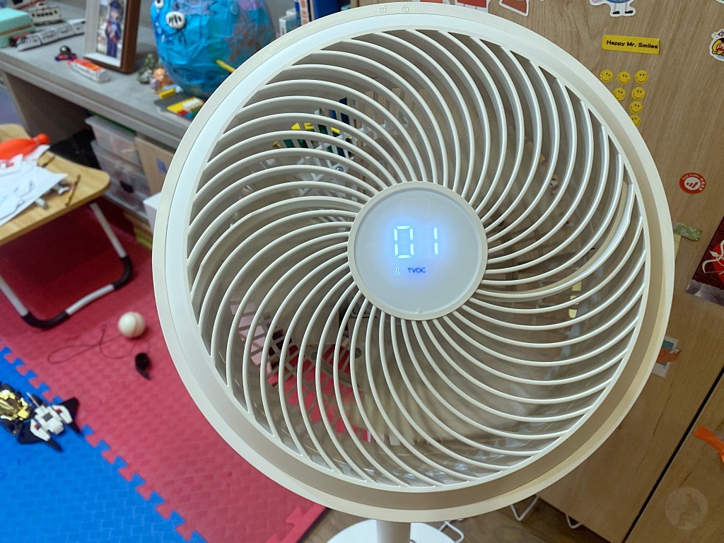 感溫模式面板圖示|智能感溫風扇