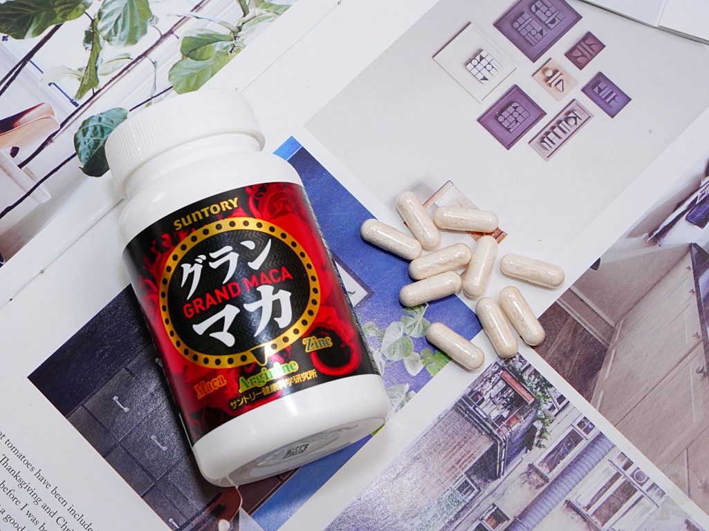 三得利御瑪卡顆粒特寫