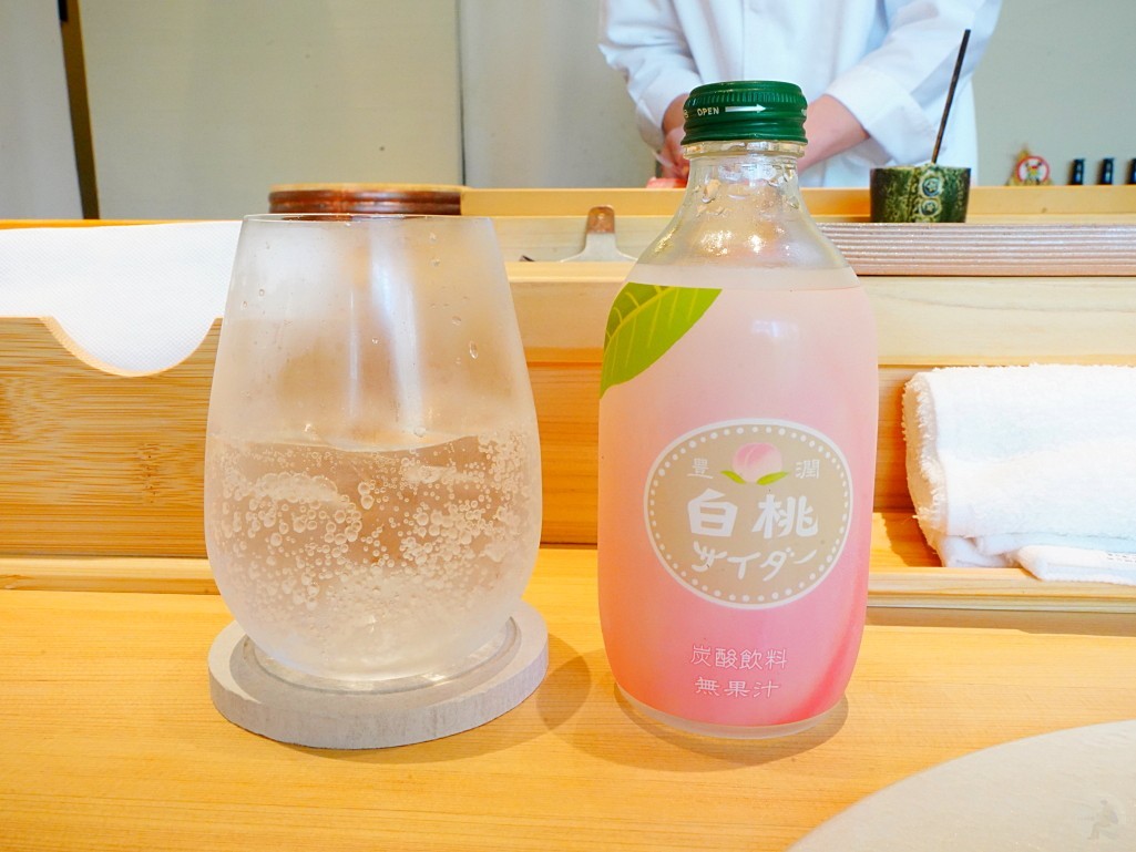 寿司韻水蜜桃氣泡飲|清爽果香開胃飲品