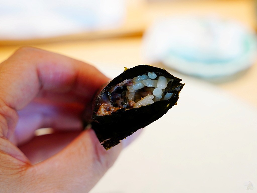 寿司韻海苔螢烏賊手卷近拍特寫
