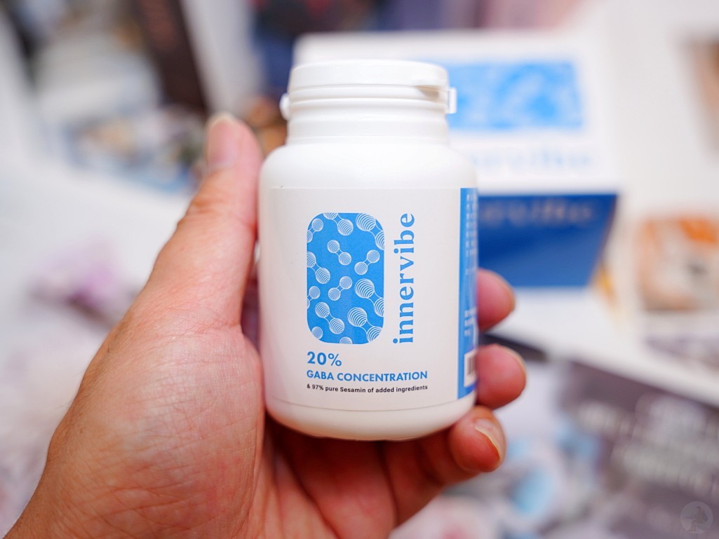 innervibe GABA芝麻素舒眠膠囊開箱
