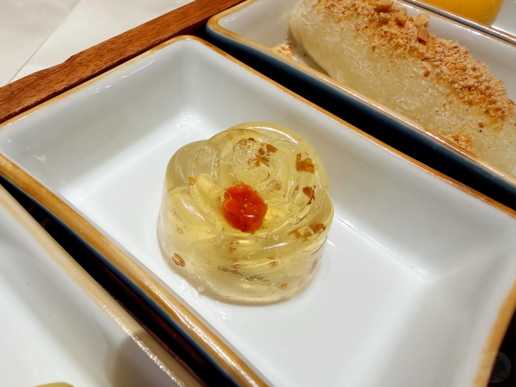 蜂蜜桂花凍解膩甜品