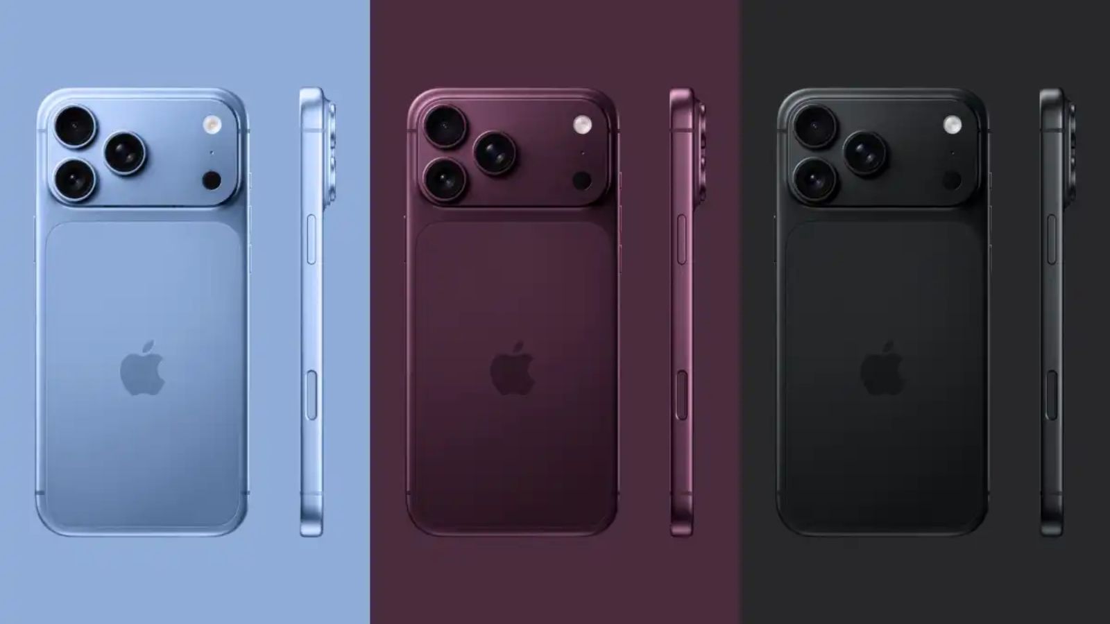 iPhone 18 Pro 酒紅色新色渲染圖