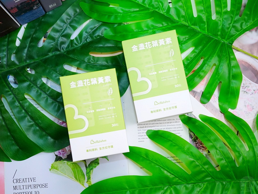 BellWishes 金盞花葉黃素 產品外盒包裝