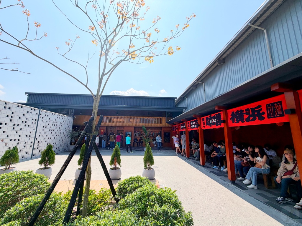 充滿日式風情的橫濱拉麵建築外觀