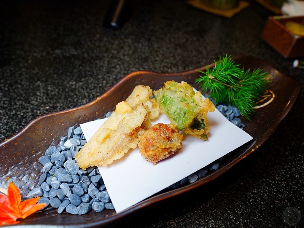 第九道菜揚物天婦羅三品