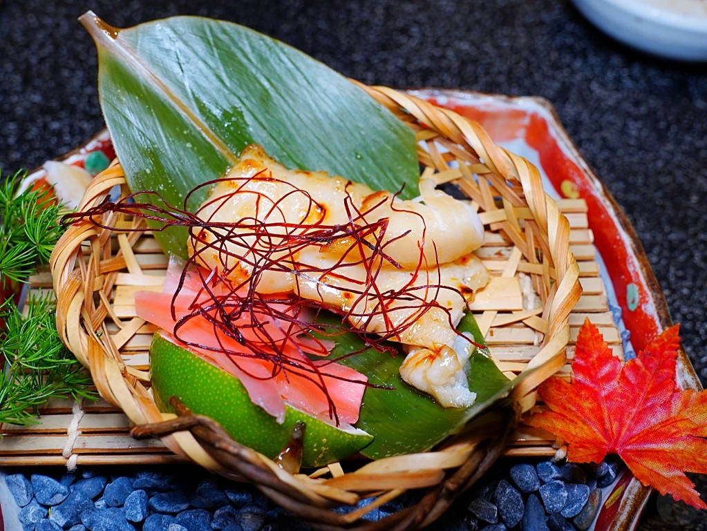 第八道菜燒物烤北海道鮫鰈魚