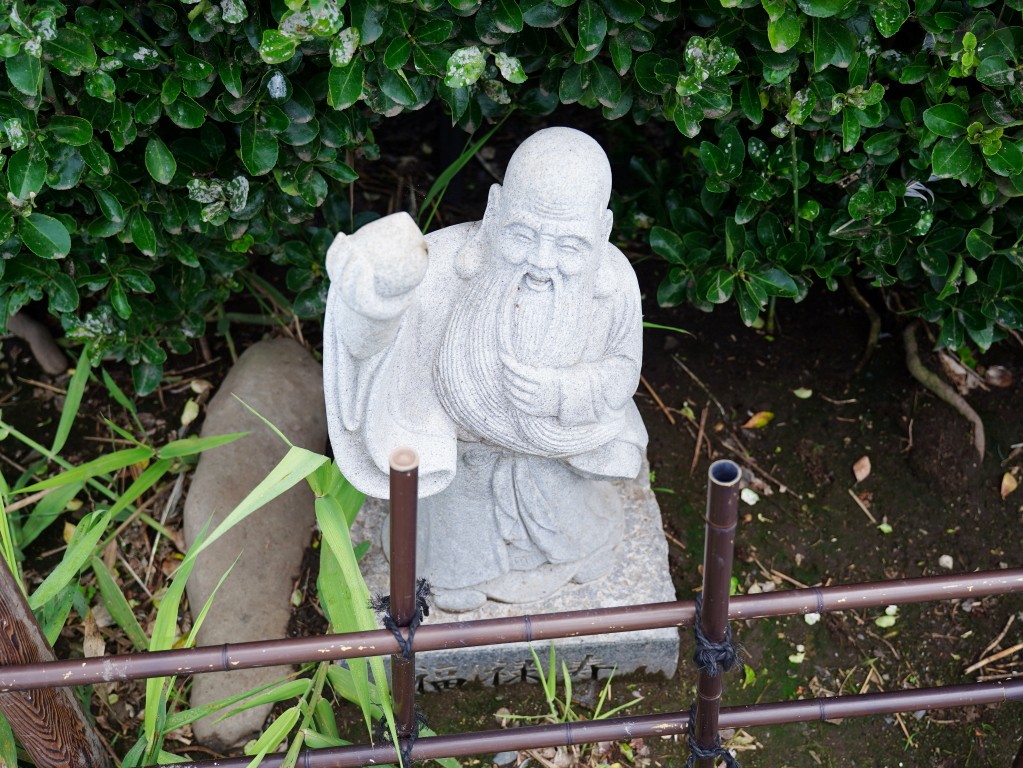 蕪嶋神社七福神石像-福祿壽