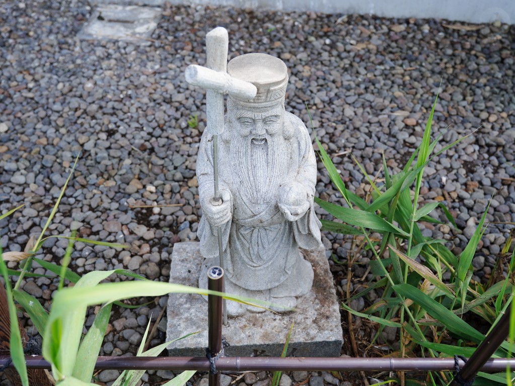 蕪嶋神社七福神石像-布袋尊
