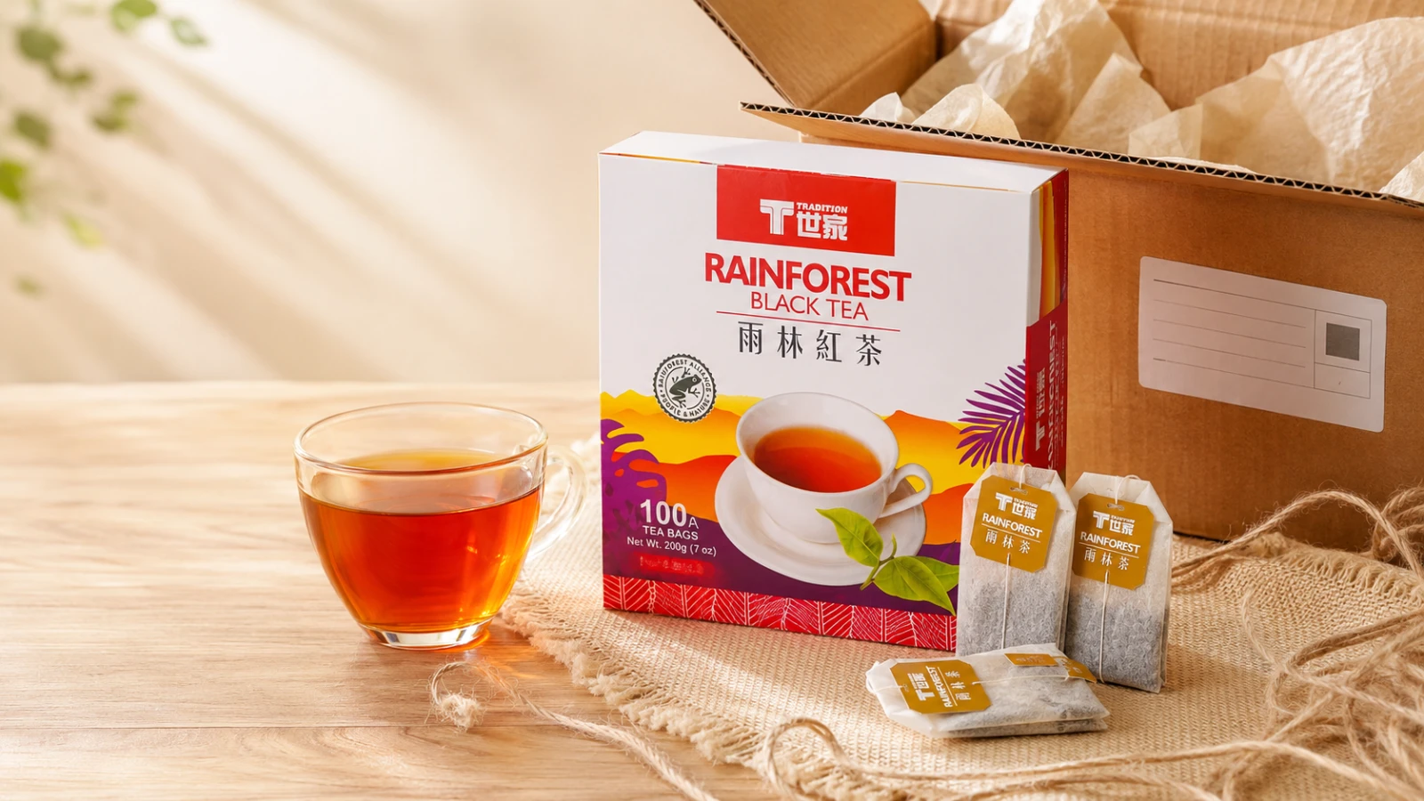 Ｔ世家推薦,T世家評價,全聯茶包,冷泡紅茶,無釘茶包,紅茶,茶包推薦,賣場茶包,阿根廷紅茶,雨林標章,雨林聯盟 @旅咖趴趴走｜台中親子旅遊、在地美食地圖與最新實用 3C 科技開箱